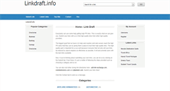 Desktop Screenshot of linkdraft.info