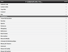 Tablet Screenshot of linkdraft.info